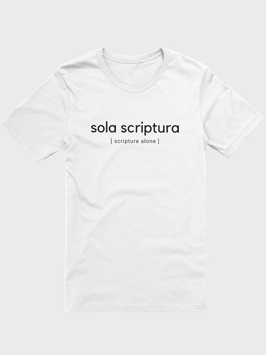 Scripture Alone - Unisex White product image (1)