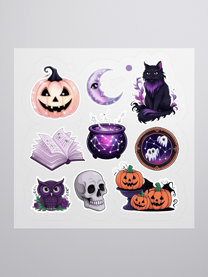 Mystical Halloween Kiss Cut Stickers Set product image (3)