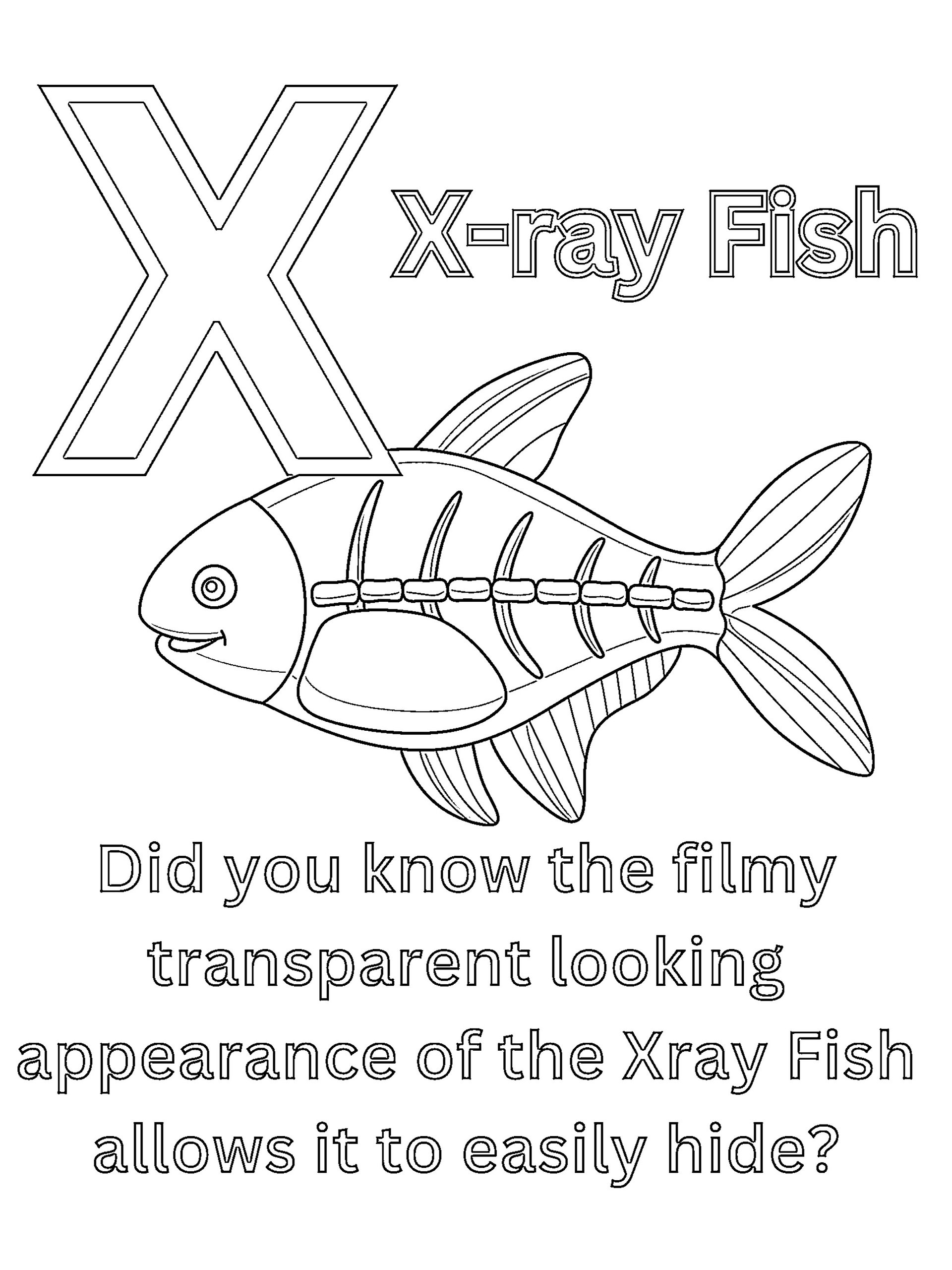 Cool Animal Facts ABCs Coloring Book: Animal Names and Information for Preschoolers and Kindergarten Children product image (9)