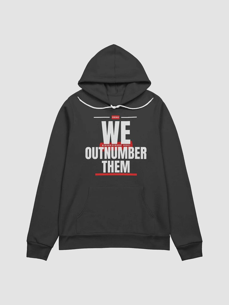 NeuroDivergent Rebel - We Outnumber Them Super Soft Hoodie product image (1)