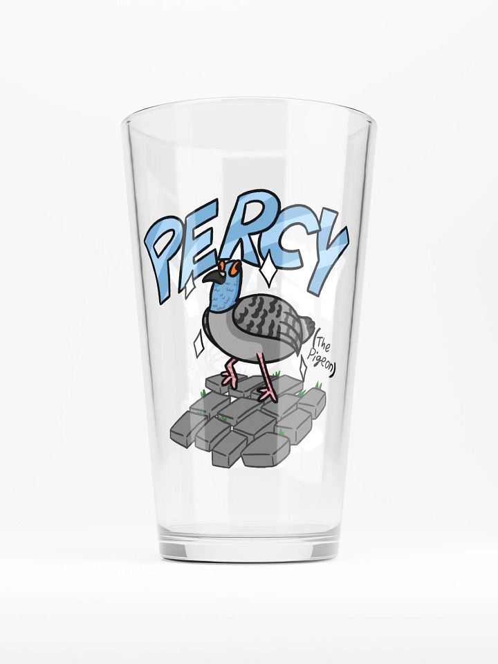 Percy the Pigeon Glass product image (1)