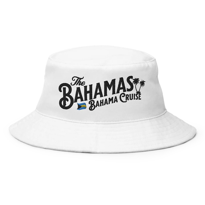 Bahamas Hat : Bahamas Cruise Bucket Hat Embroidered product image (4)