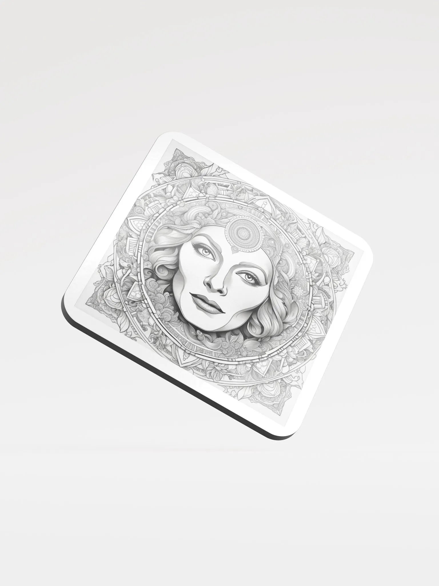 Serene Symmetry Cork Coaster Set product image (1)