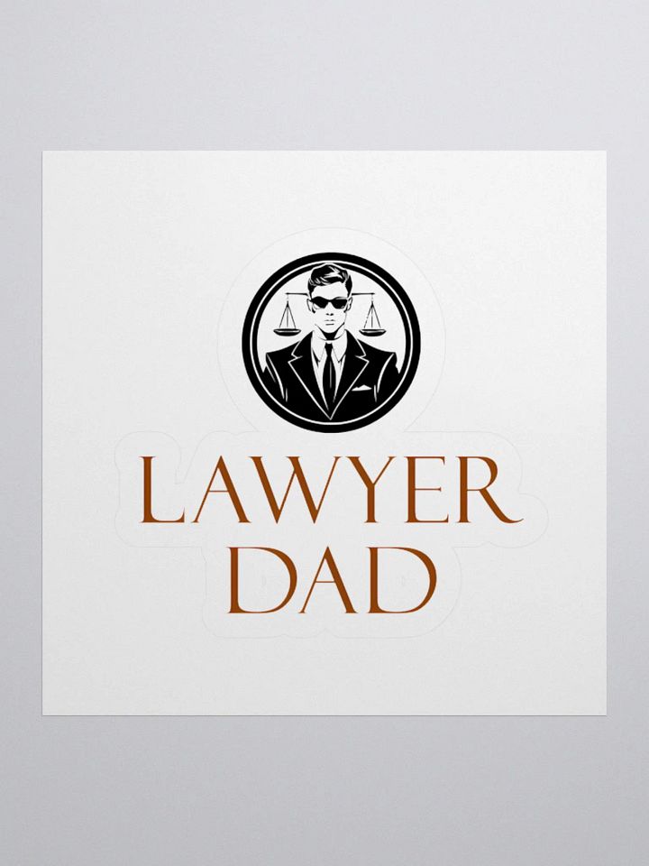Lawyer Dad Justice Sticker product image (3)