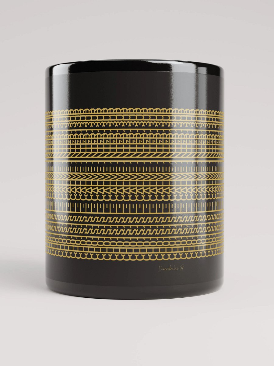 Mug Noir Codé Zen Doré - Choisis le Calme Intérieur - Cadeau Chic product image (5)