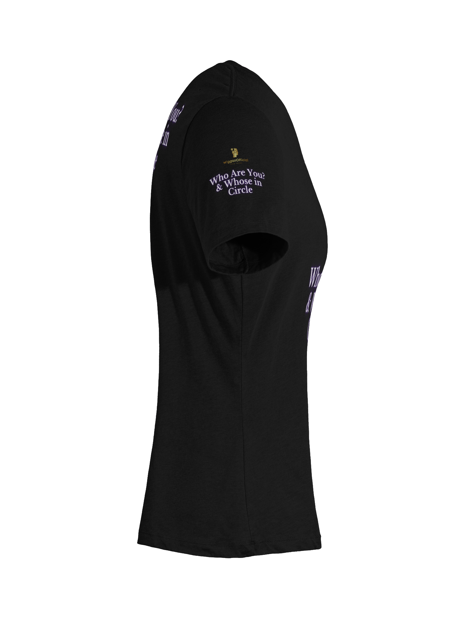 WigganOfficial “Who Are You? & Whose In Your Circle” V-Neck T-Shirt product image (74)