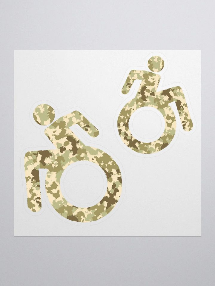Wheelie, Desert Camo Sticker Sheet product image (1)