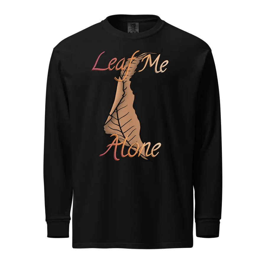 Leaf Me Alone Unisex Vintage Long Sleeve Shirt product image (1)