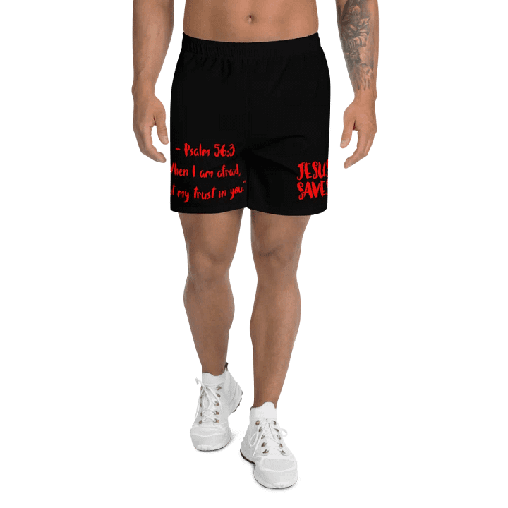PSALM 56:3 ATHLETIC SHORTS product image (1)