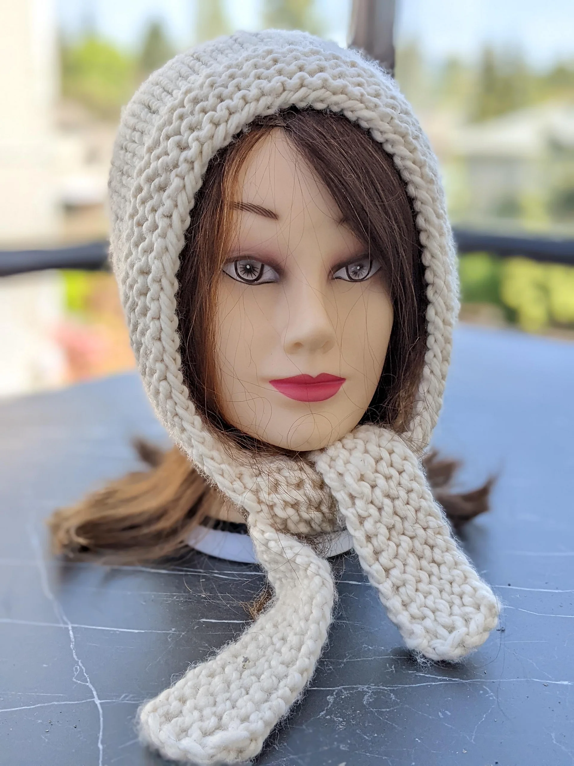 Super Bulky/Chunky Knit Bonnet Pattern product image (4)