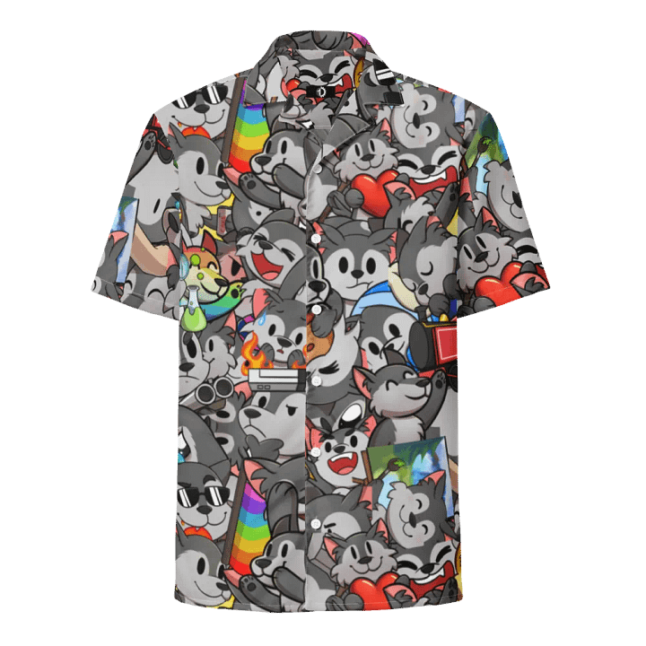 Emote Spam Hawaiian Shirt product image (1)