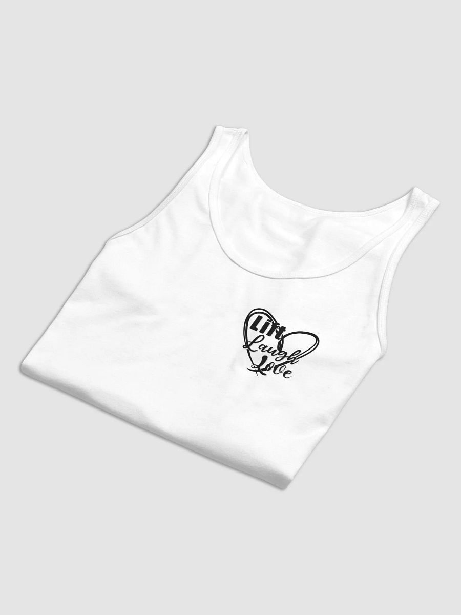Lift Laugh Love Dark Mode Scribble Heart Tank Top product image (19)