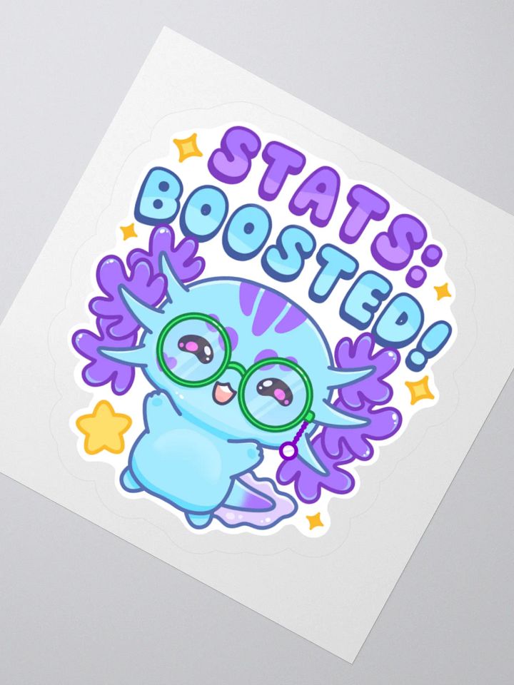 Stats Boosted Sticker product image (4)