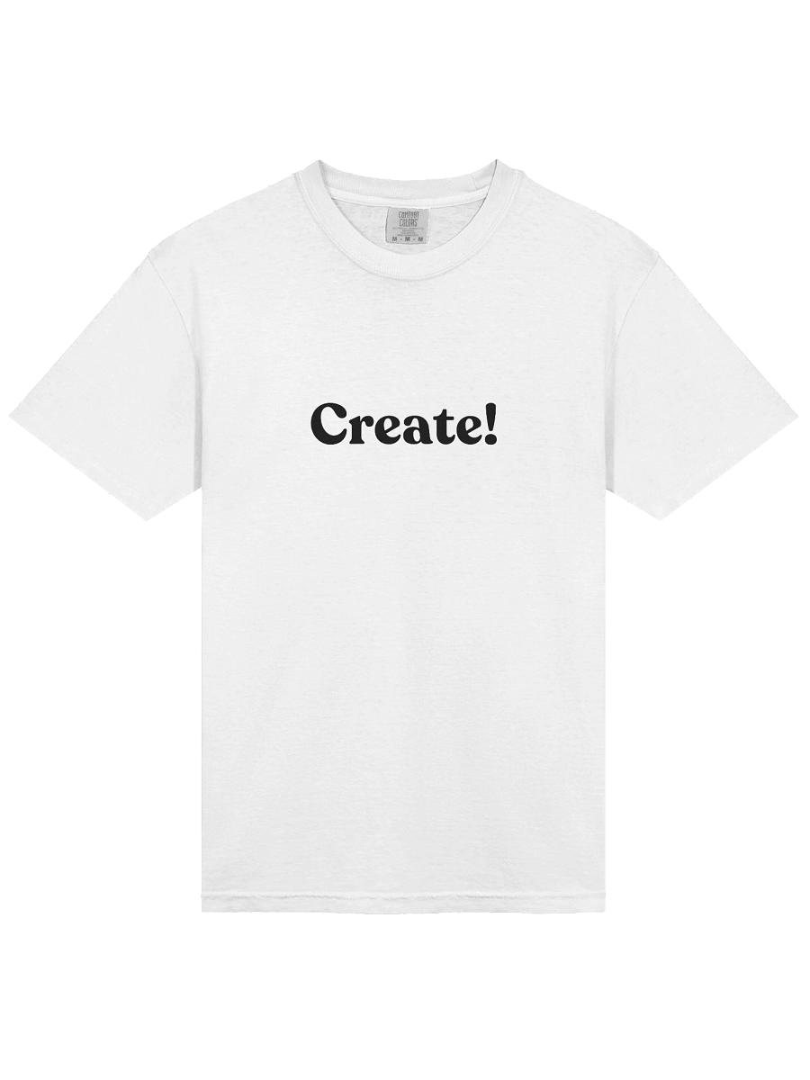 Create! White Tee product image (3)