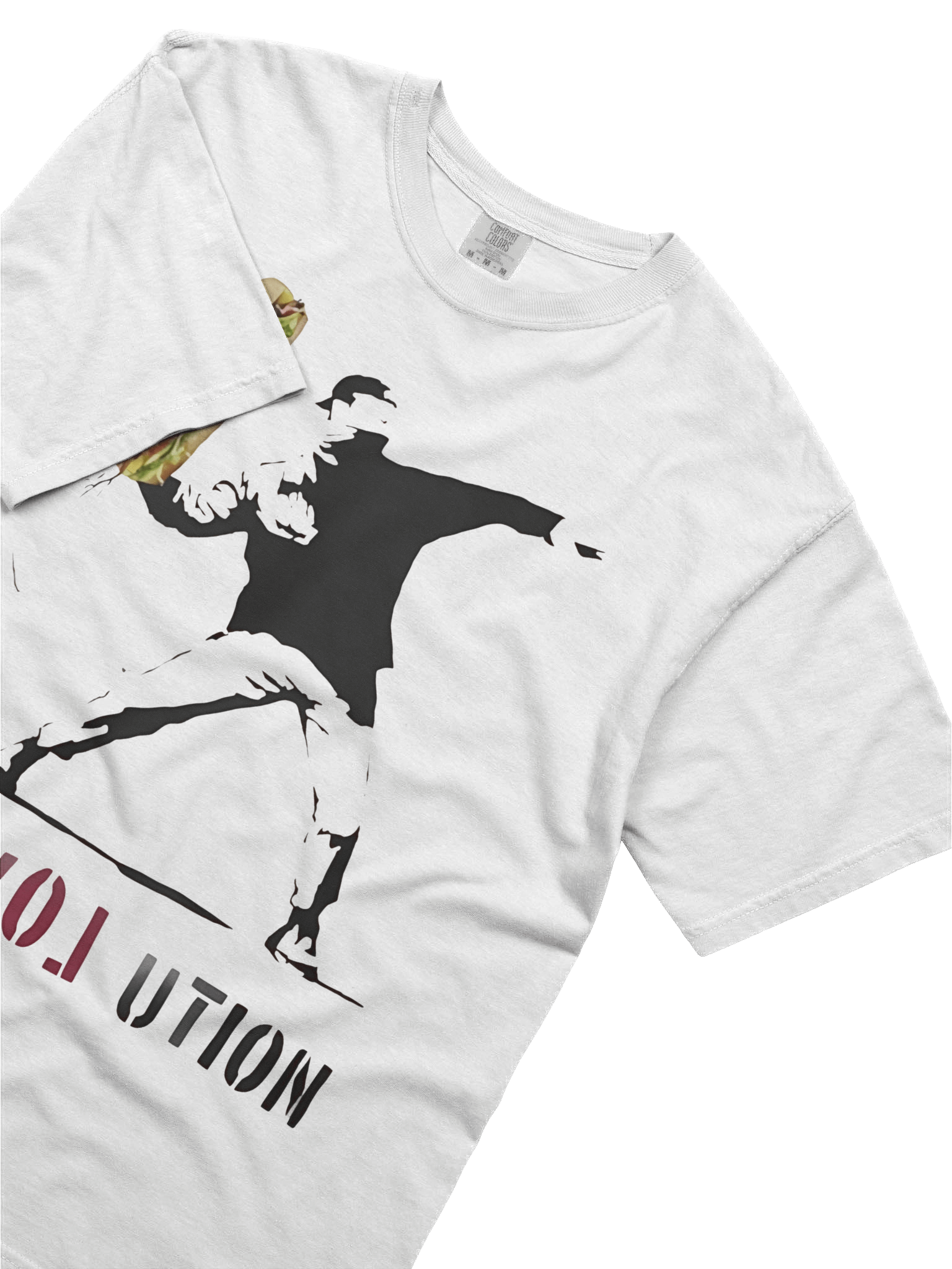 Banksy Lanceur de fleurs Manifestation pacifiste Révolution Street art T-shirt product image (3)