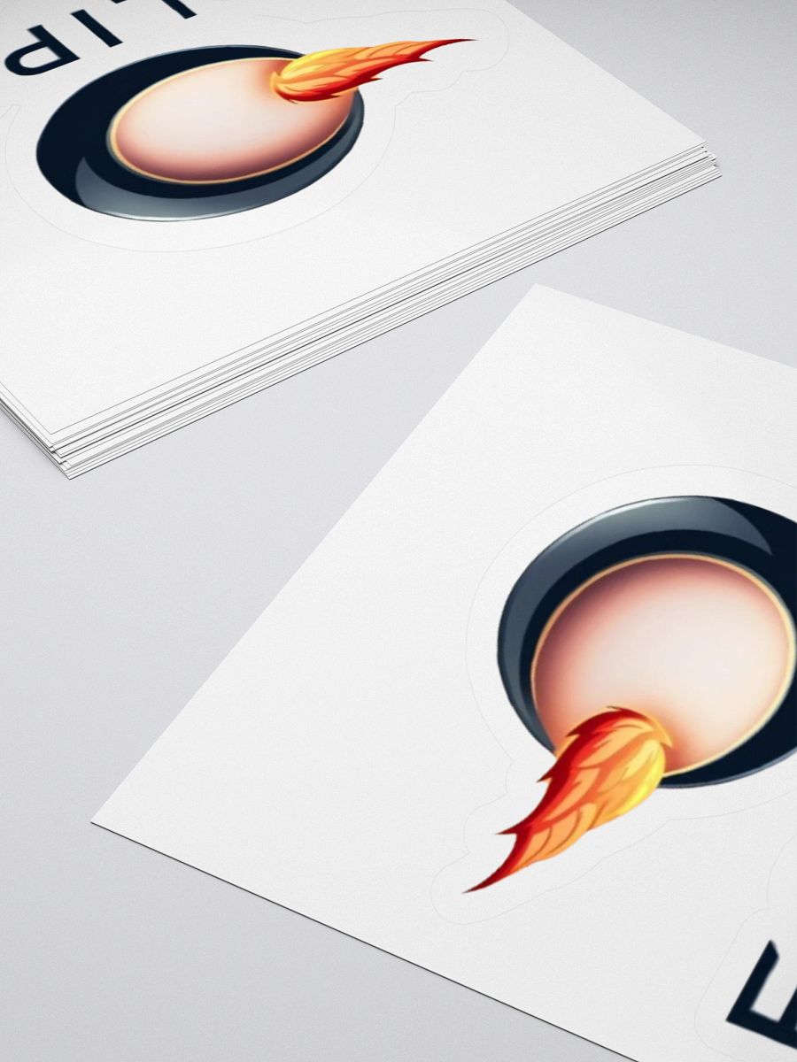 Eclipse Vinyl Sticker - Celestial Eclipse with Flame Design product image (11)