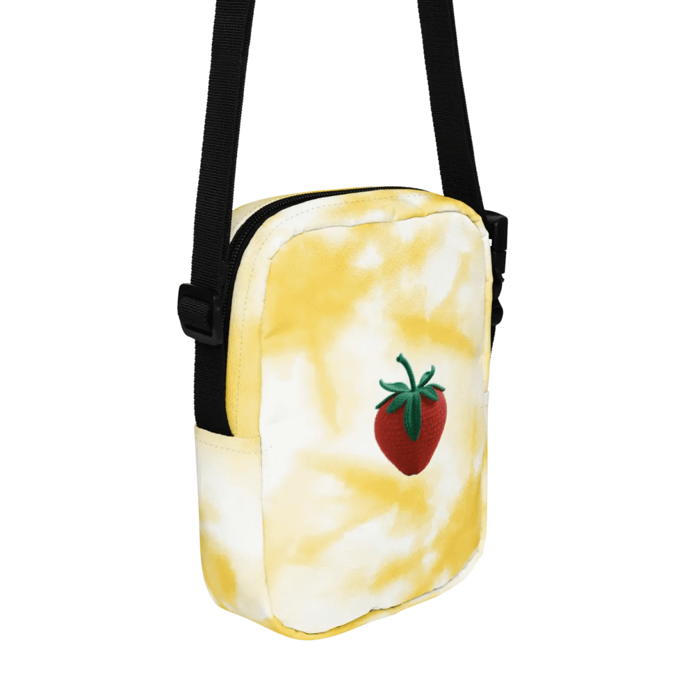 CozyAvocado Light Yellow Texture Utility Crossbody Bag Strawberry #1 product image (3)