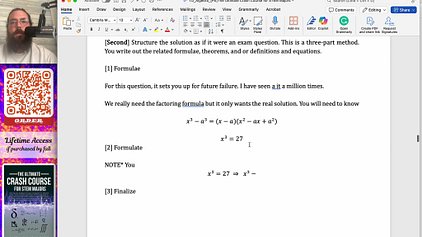 1.1.2 The given equation involves a power of the variable. Find all real solutions of the equation.