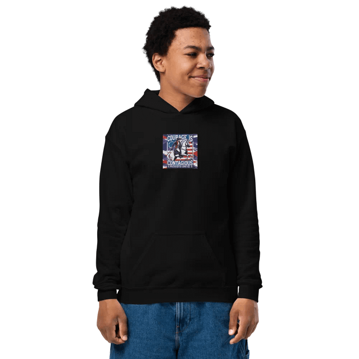 Courageous Patriots Youth Hoodie product image (2)