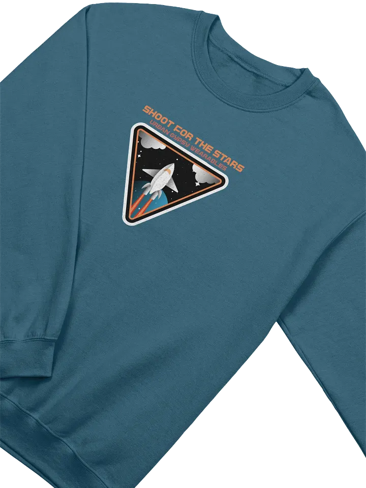 Retro Rocket Launch Crewneck Sweatshirt product image (14)