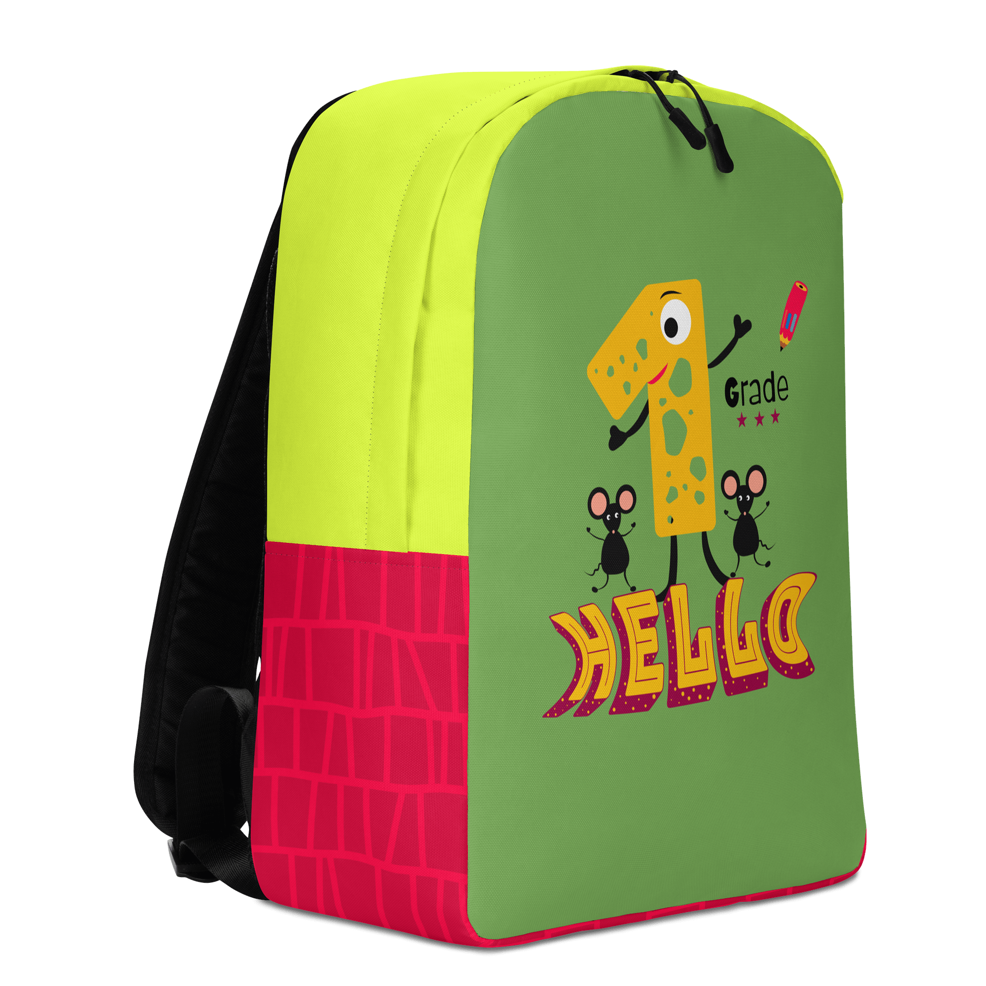 Cheesy Number 1 All-Over Print Backpack product image (4)