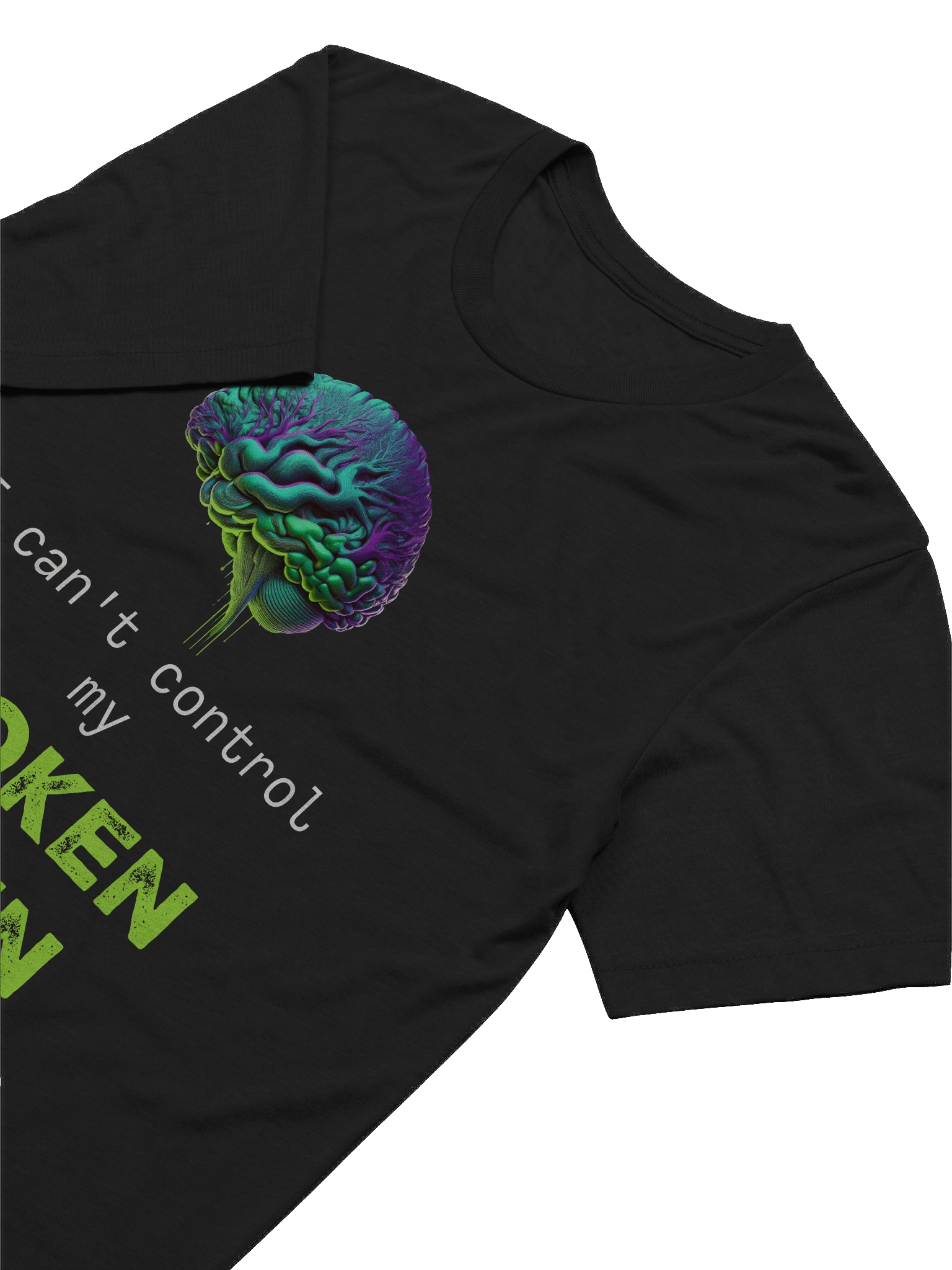 Broken Brain Abstract T-Shirt product image (6)