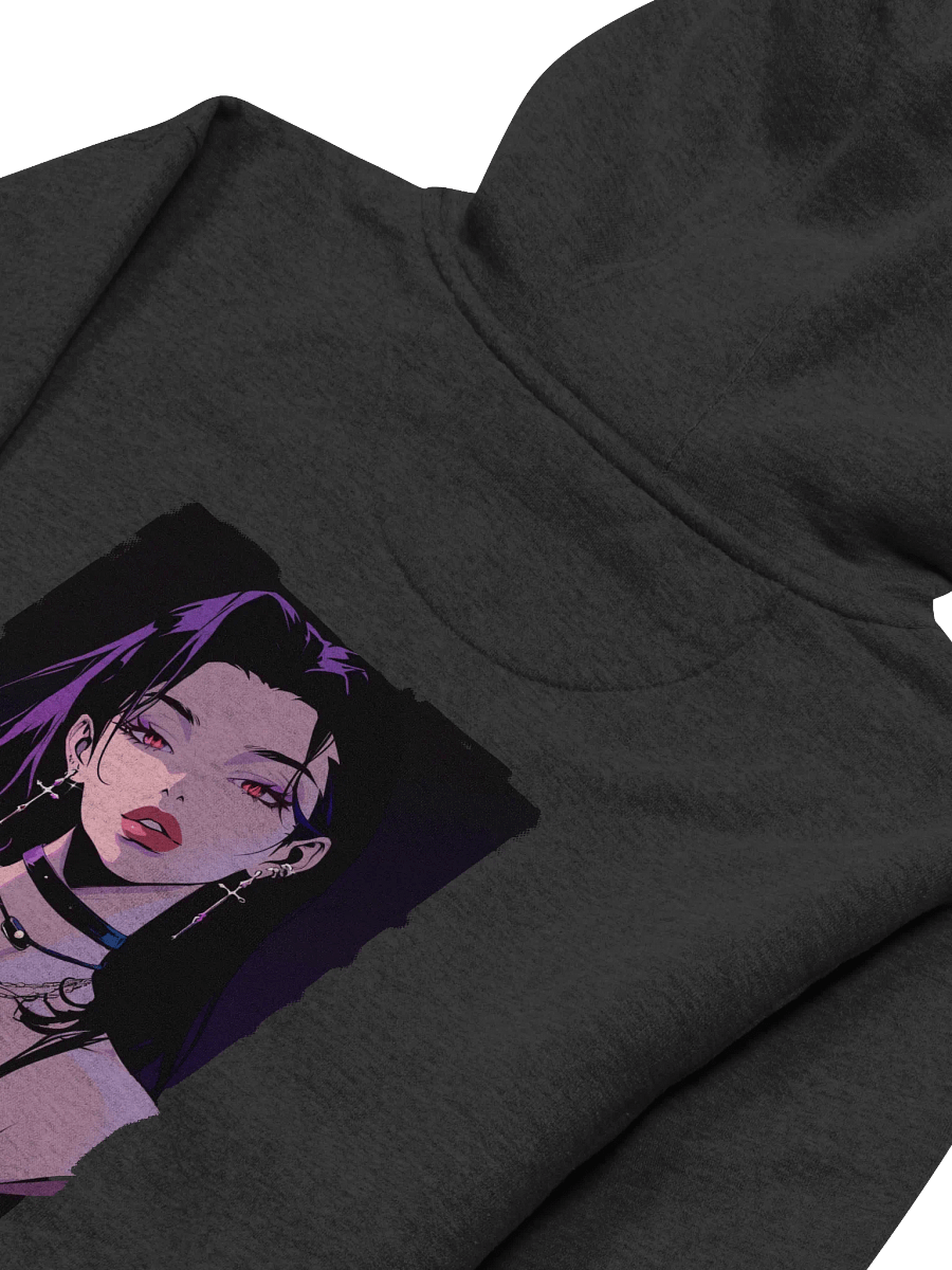 "What do you want ?!" Back Unisex Printed Hoodie. product image (4)