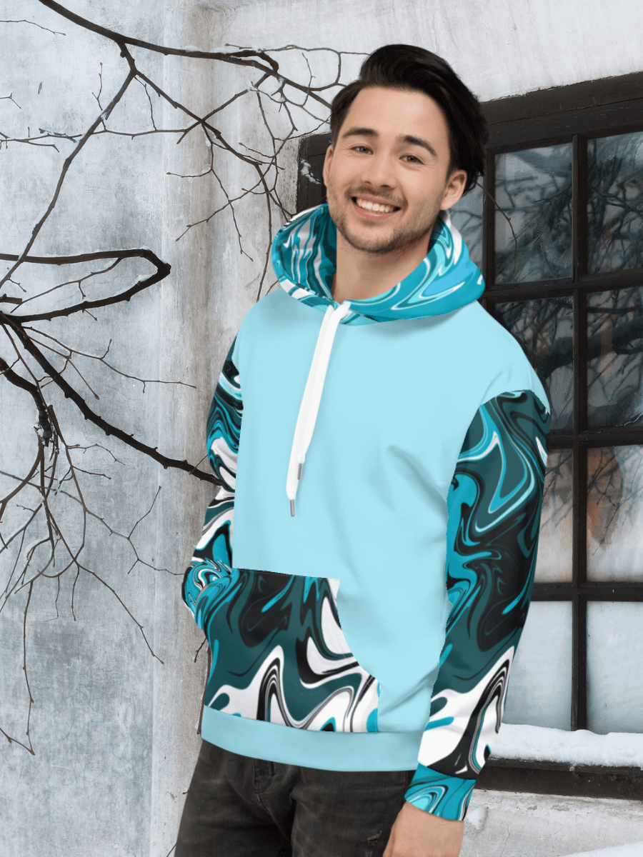 Blue Swirl Hoodie product image (1)