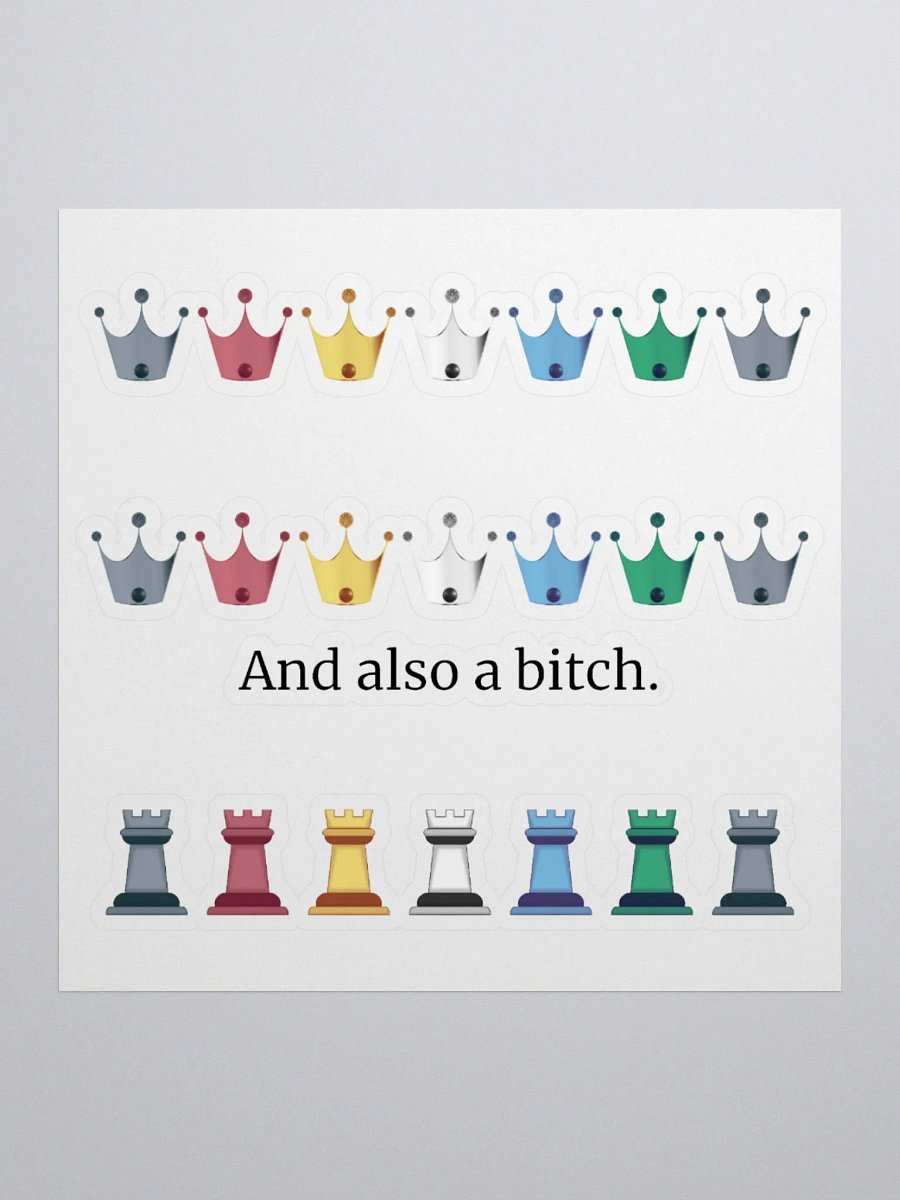 Sticker Sheet: Disability Pride & Also a Bitch product image (1)