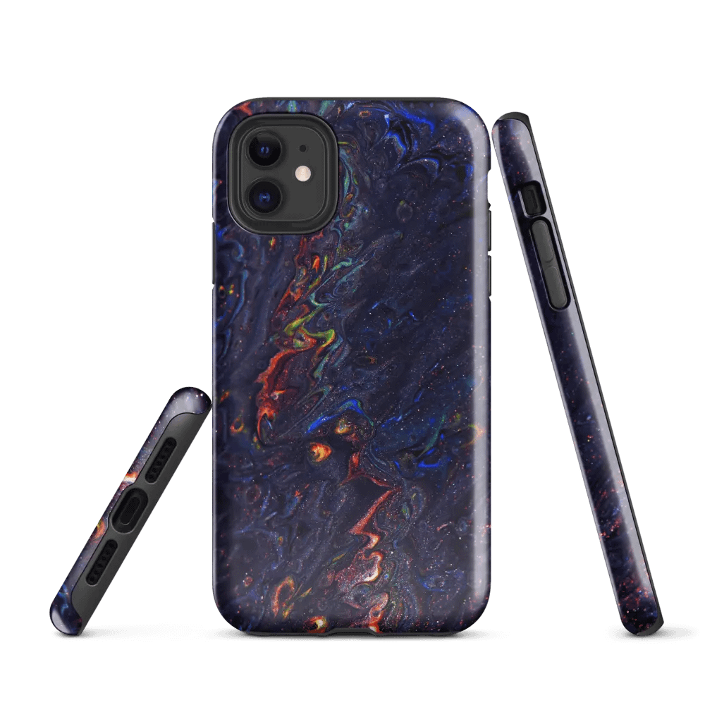 Vibrant Swirls iPhone® Tough Case - Bold Protection with Colorful Artistic Design product image (1)