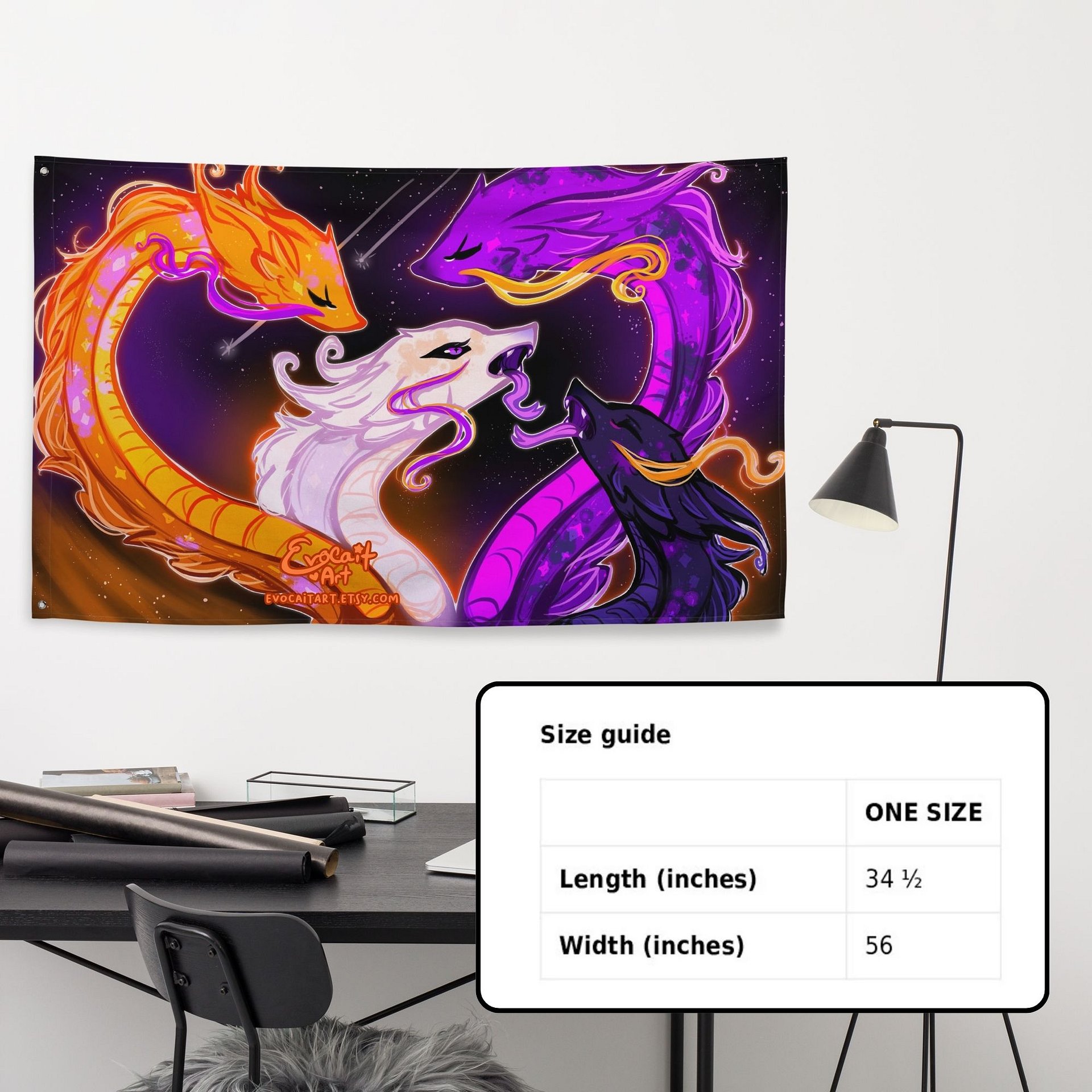 Fantasy Hydra Nonbinary Subtle Pride Flag product image (5)