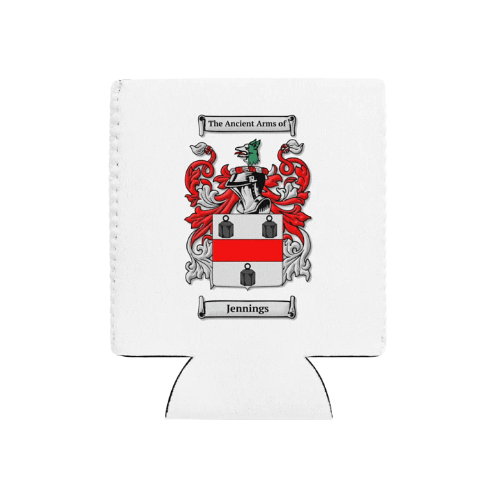 Jennings Family Crest - Coozie product image (1)