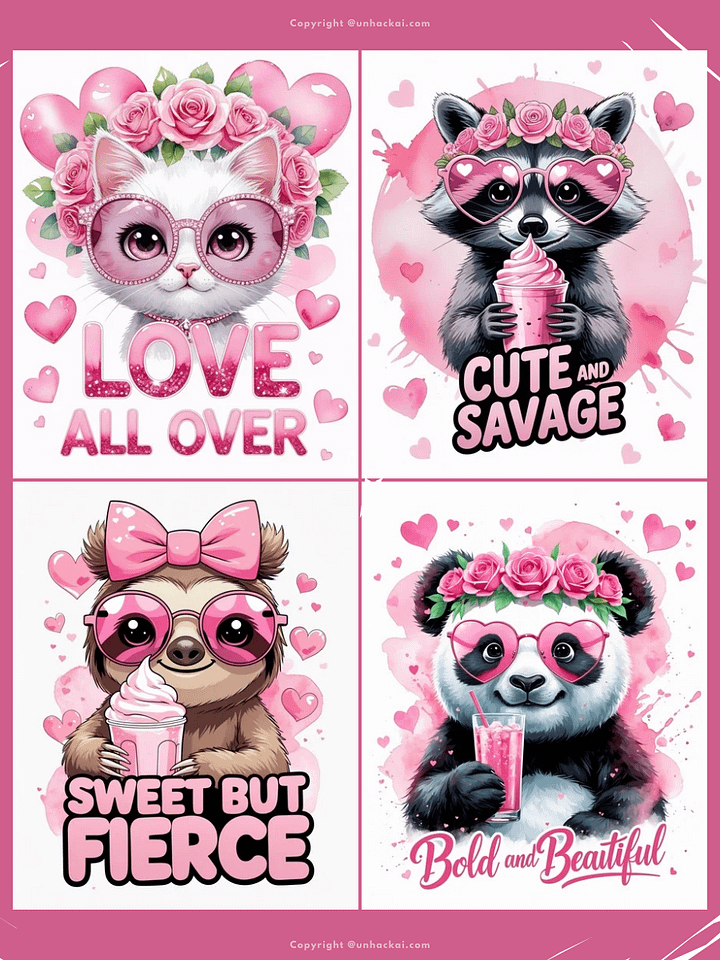 11 Leonardo AI Cute Animals T-Shirt Prompts product image (2)