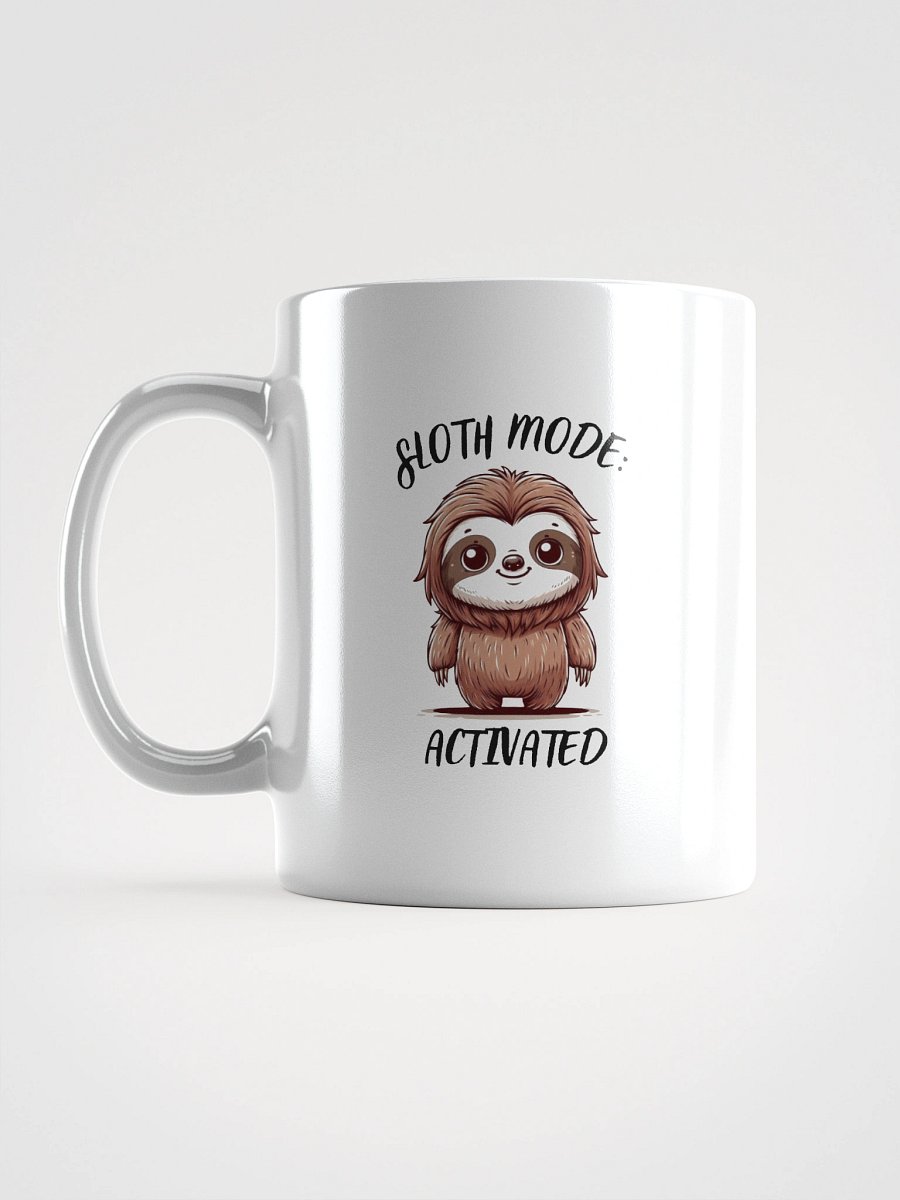 Smiling Sloth White Glossy Mug product image (3)