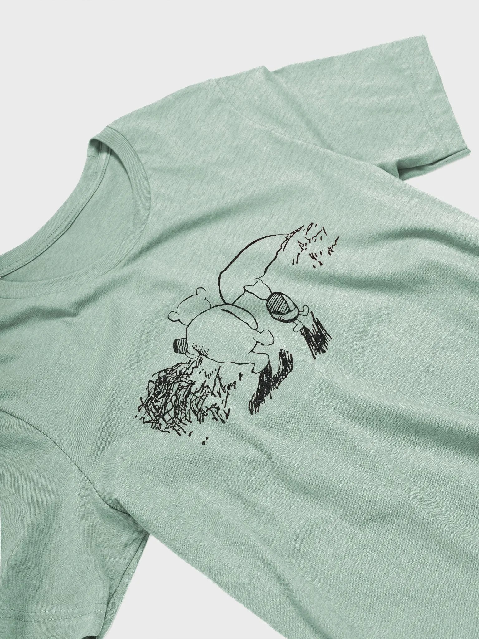 Pooh, Piglet and A Sunset Adult T-Shirt product image (6)