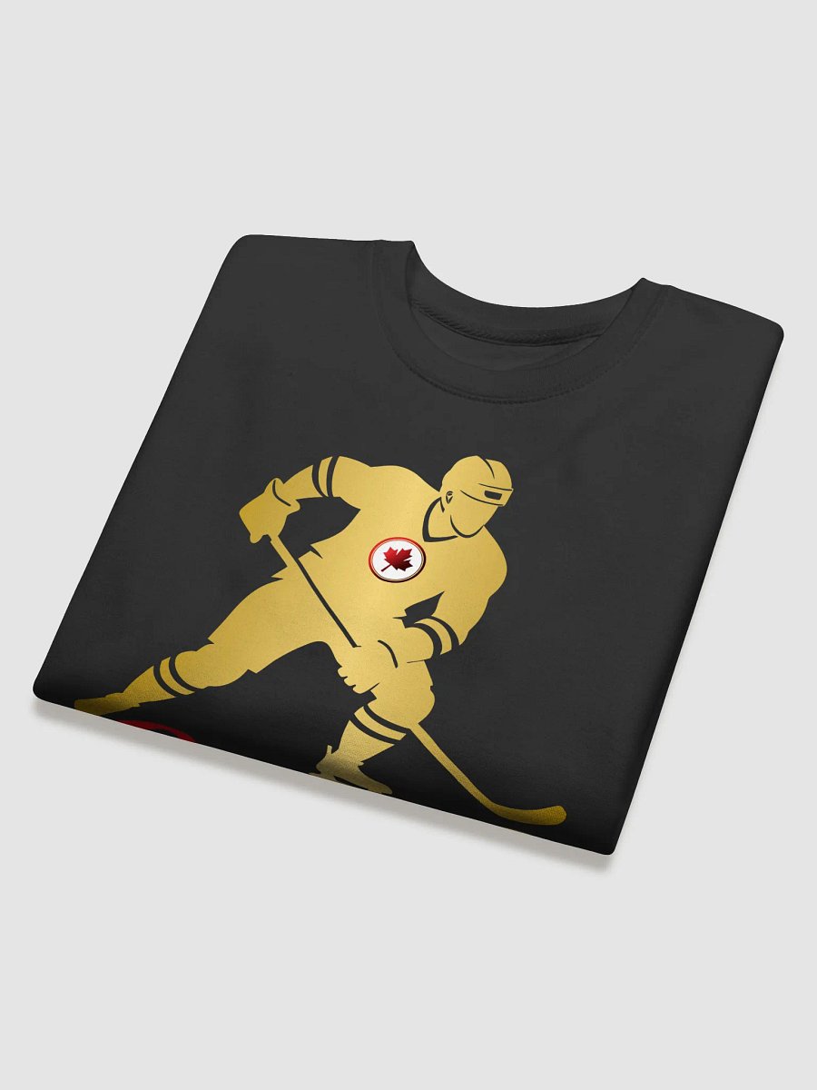 Golden Maple Leaf Hockey Silhouette Sweatshirt product image (3)