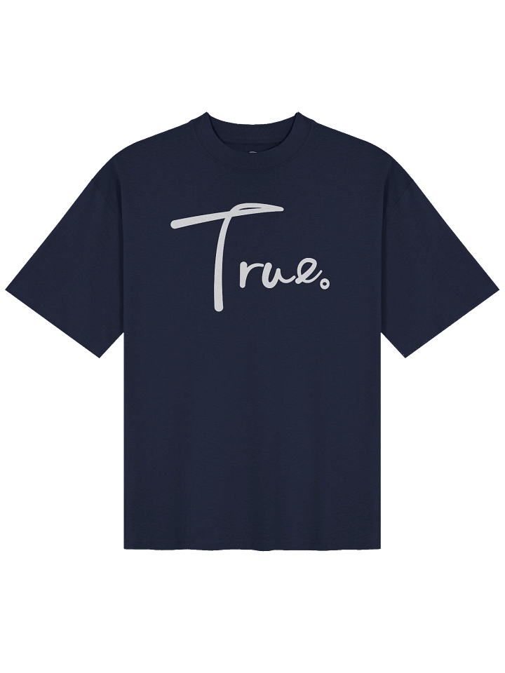 Volume — in French Navy + Whisper White (Oversized/Unisex) product image (1)