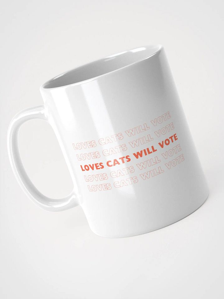 Loves Cats Will Vote Mug product image (1)