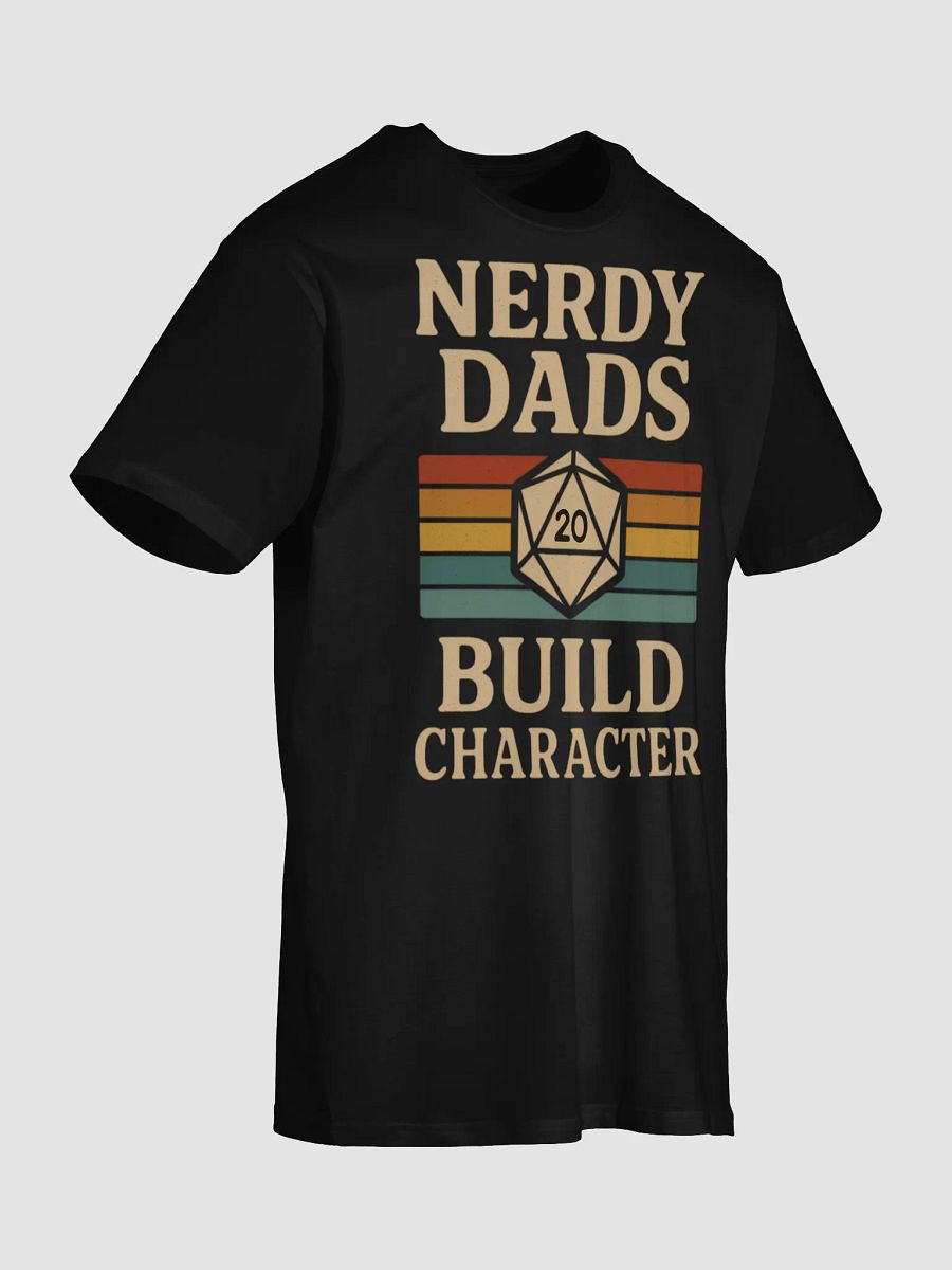 Nerdy Dads Build Character T-Shirt - Father's Day Gift product image (13)