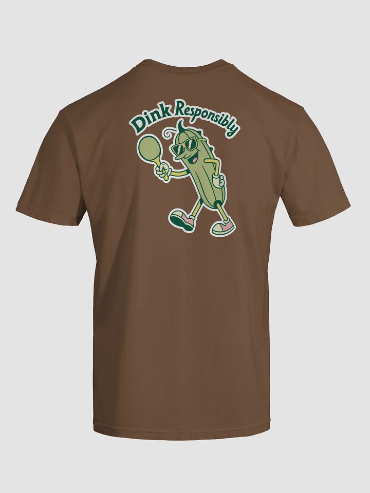 Dink Responsibly Pickleball Unisex Garment-Dyed T-Shirt (Back Print) product image (49)