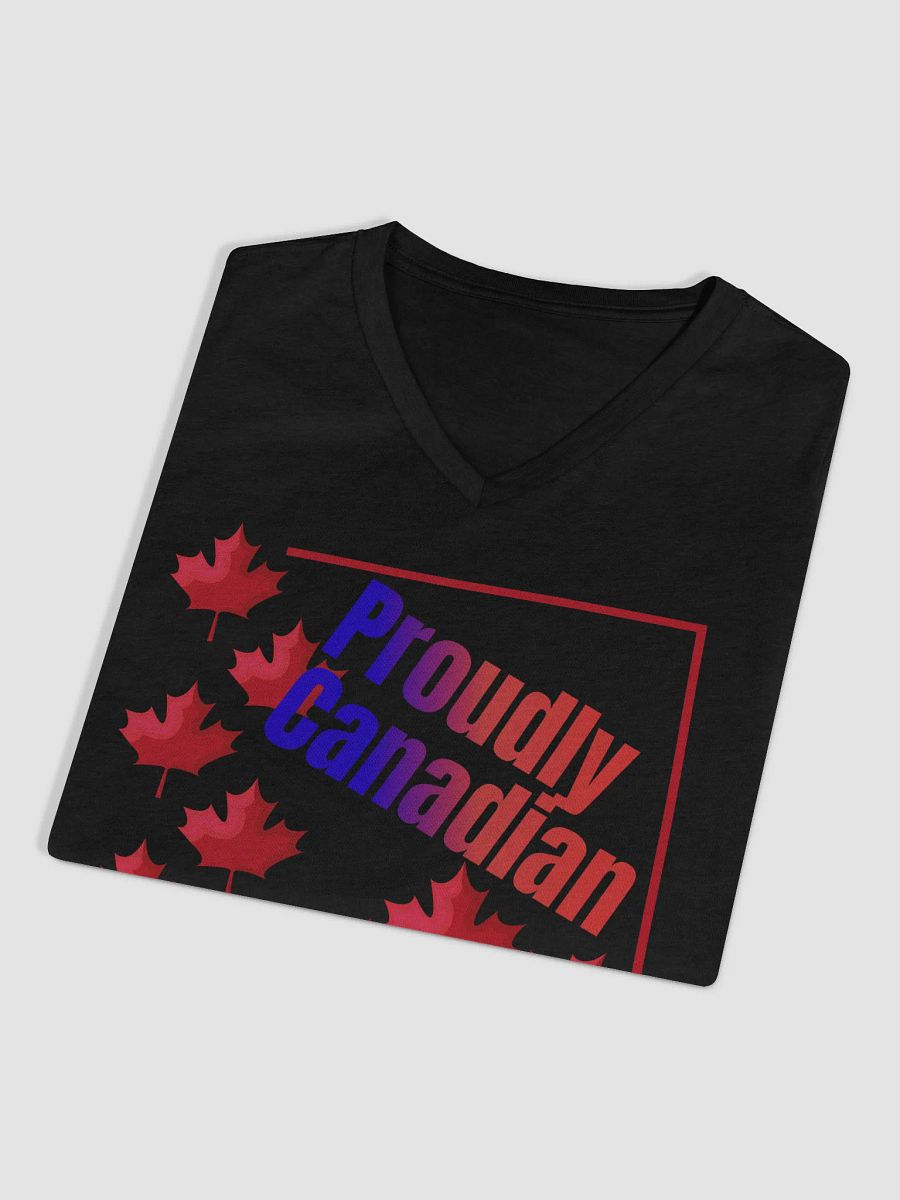 Proudly Canadian Women's V-Neck Tee product image (5)
