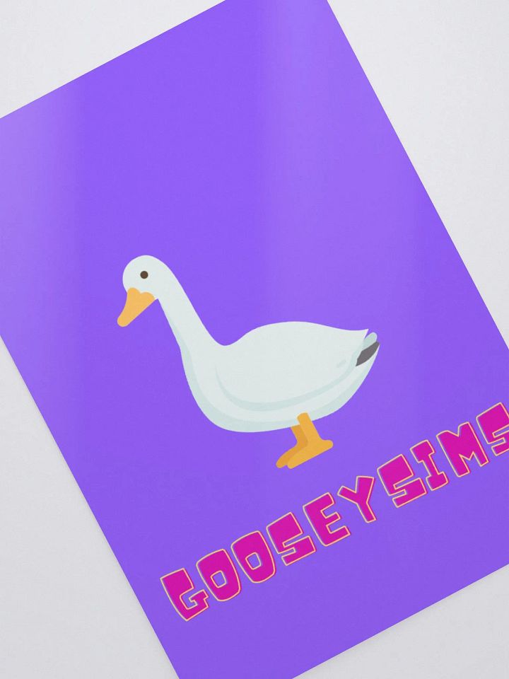 GooseySims (Kiss Cut Sticker Sheet with Background) product image (2)