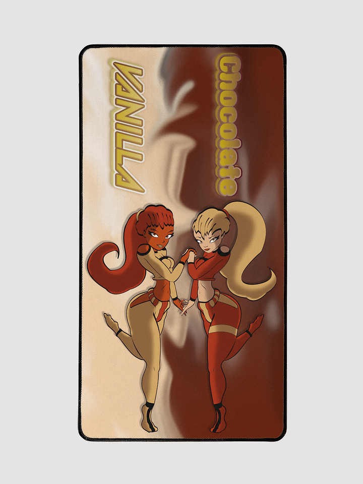 Vanilla vs. Chocolate Desk Mat product image (1)