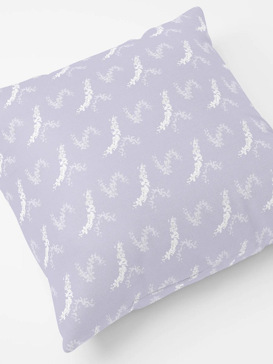 Spring Spritz Throw Pillow - Lavender Grey product image (4)