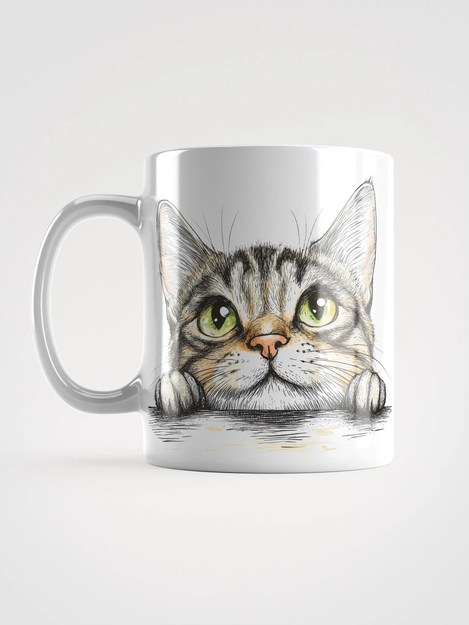 Peeking Bengal Cat Eyes Mug product image (18)