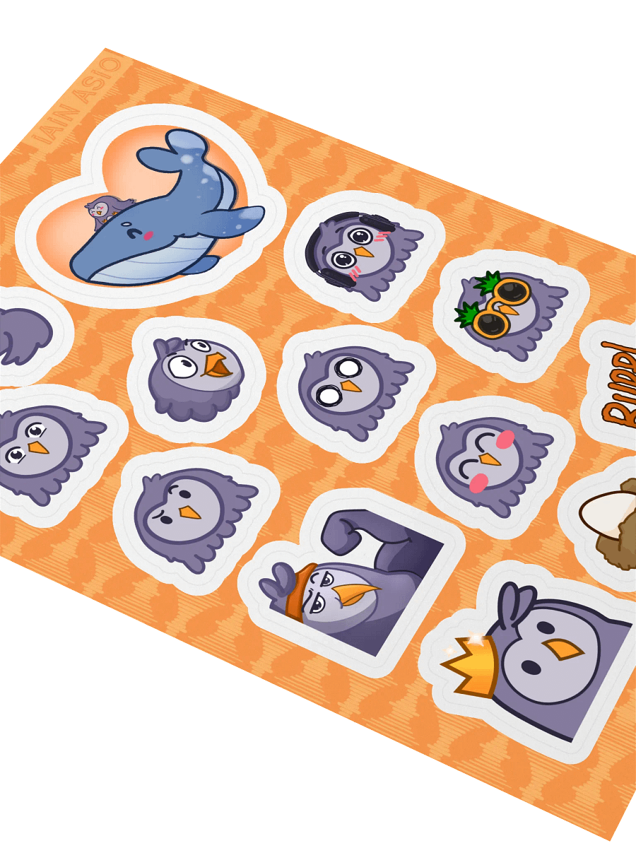 Owl Emote Sticker Sheet product image (3)