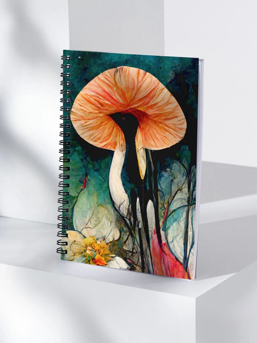 Surreal Mushroom Dreams Spiral Notebook product image (4)