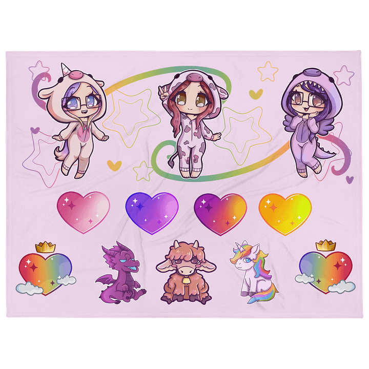 Tux2, MissieB12, and Mama_MJ Onesies! Collab Blanket product image (2)