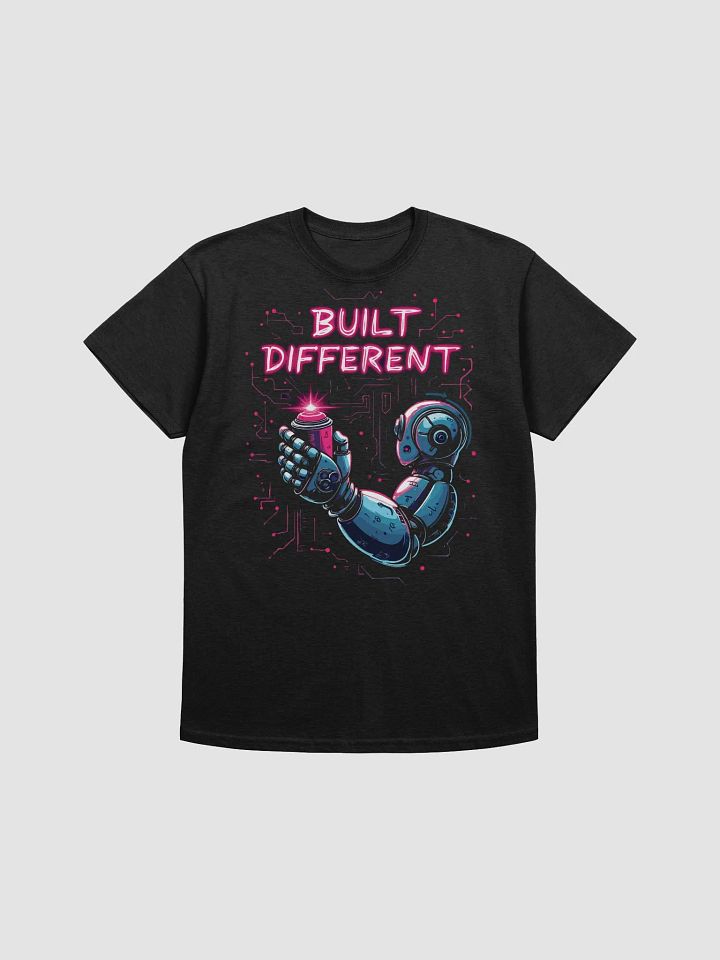 Built Different Robot T-Shirt product image (1)