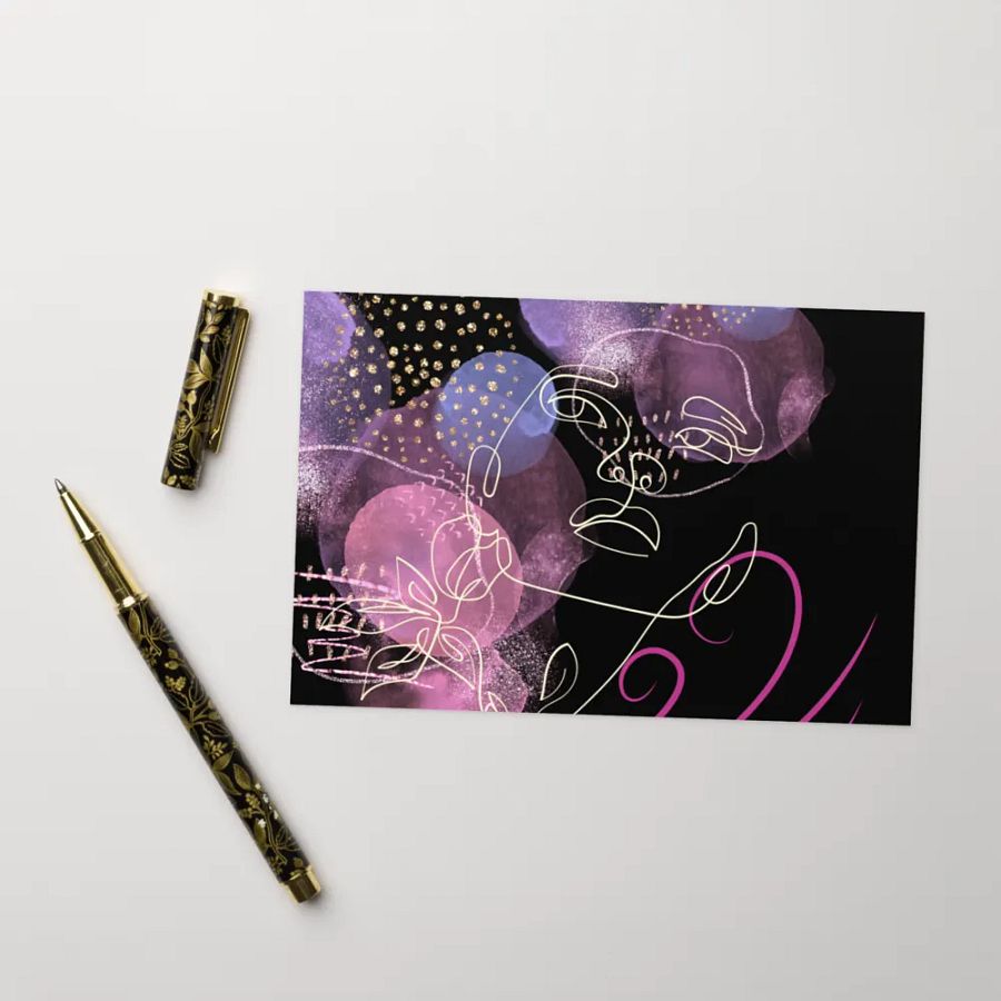 Ethereal Faces Greeting Card for your best friend mom daughter product image (8)